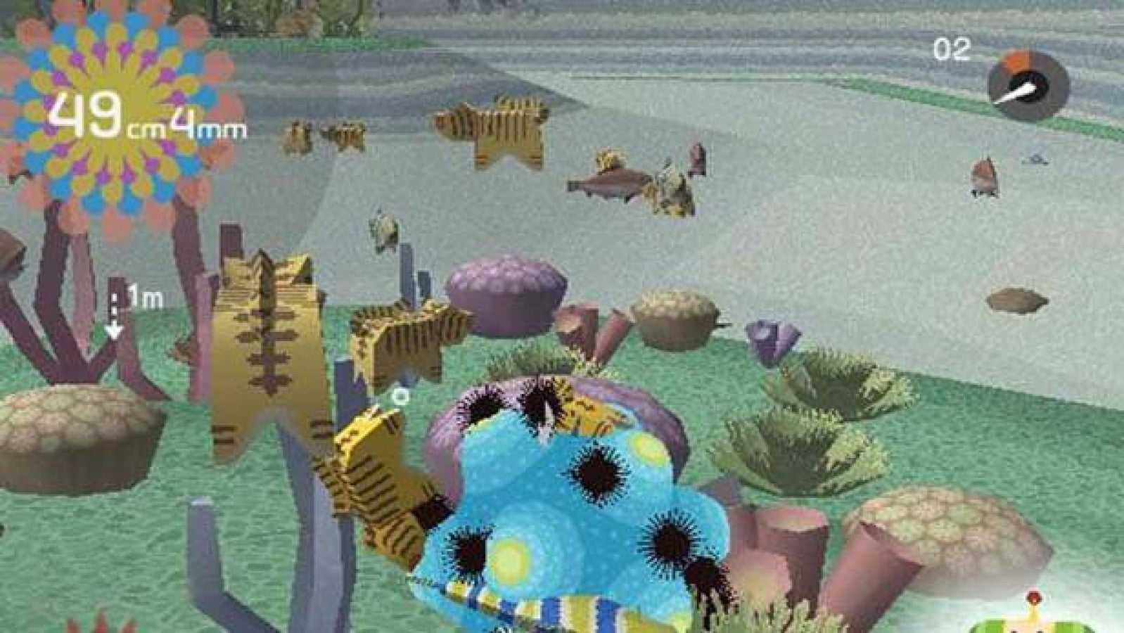 We Love Katamari – PlayStation 2 (PS2) video game gameplay, puzzle-action.