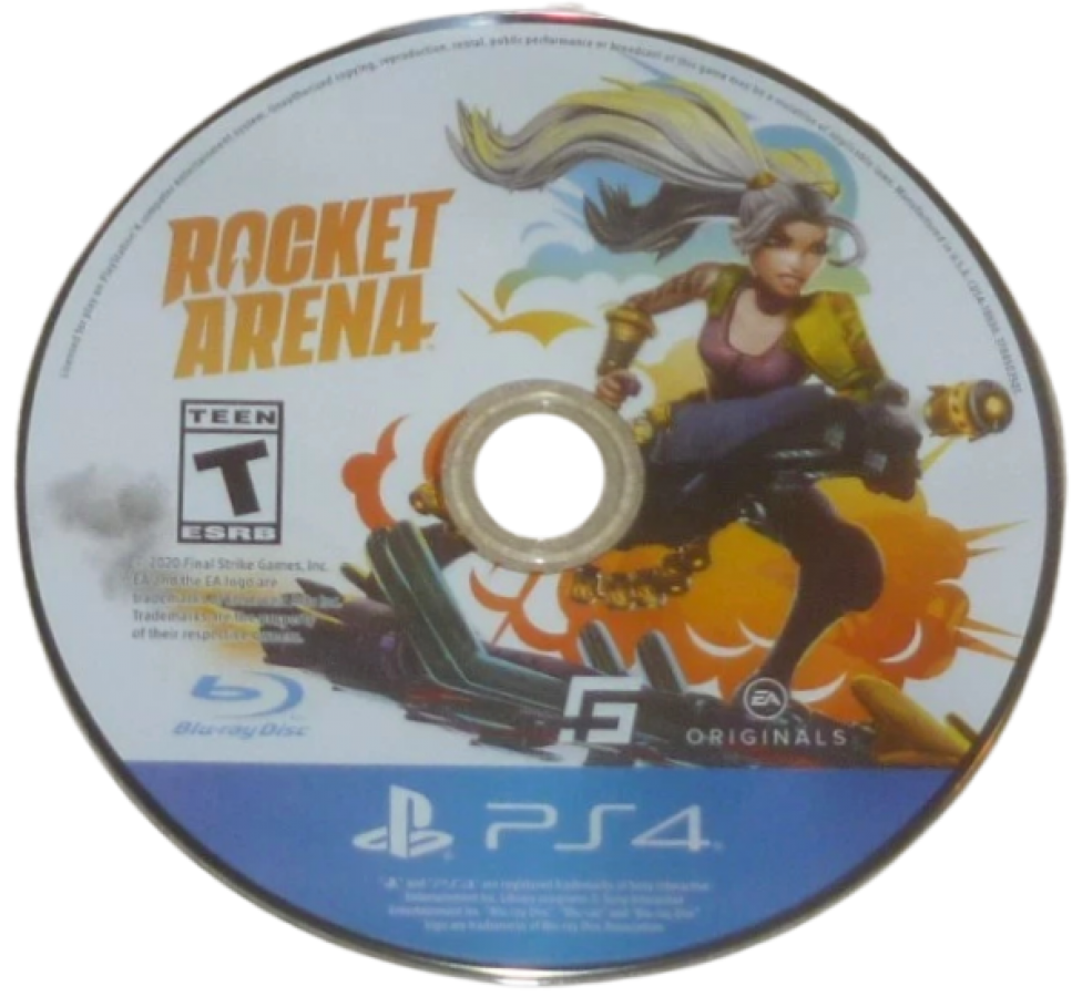 Rocket Arena – PlayStation 4 (PS4) video game disc, team-based third-person shooter