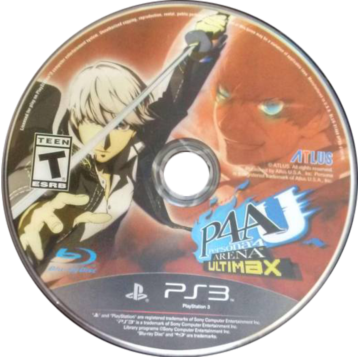 Persona 4 Arena Ultimax PlayStation 3 PS3 for retro video game enthusiasts featuring anime fighting gameplay fast paced 2D combat Persona summoning mechanics character driven story modes stylish visual novel elements combo based battles and collectible gaming appeal disc