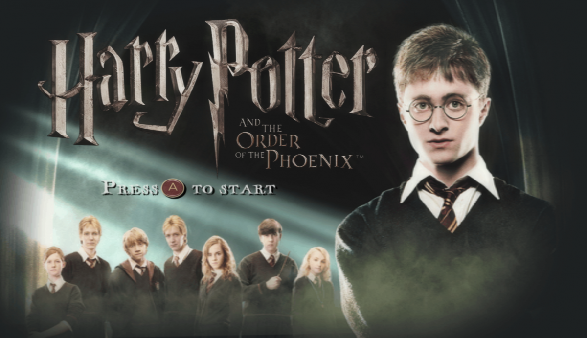 Harry Potter and the Order of the Phoenix – Nintendo Wii (Wii) action-adventure fantasy title screen for video game