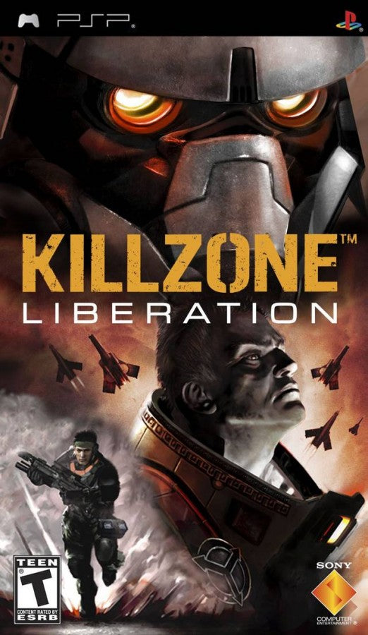 Killzone: Liberation cover art for PlayStation Portable (PSP) third-person shooter game
