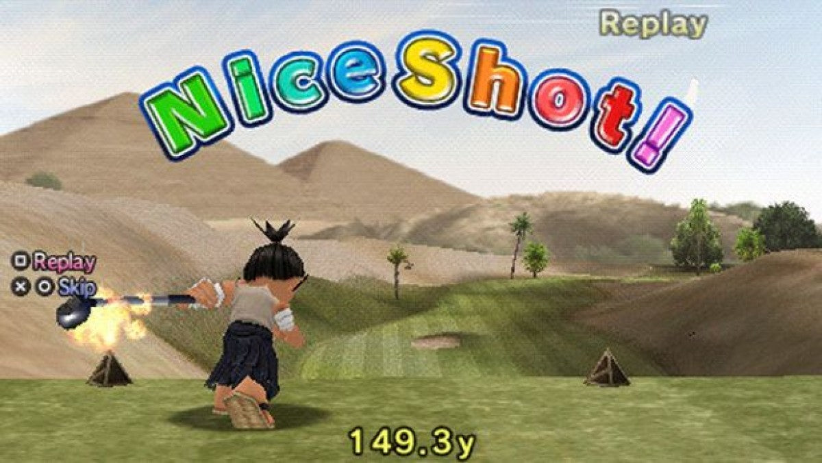 Hot Shots Golf: Open Tee 2 gameplay for PlayStation Portable (PSP) golf sports game