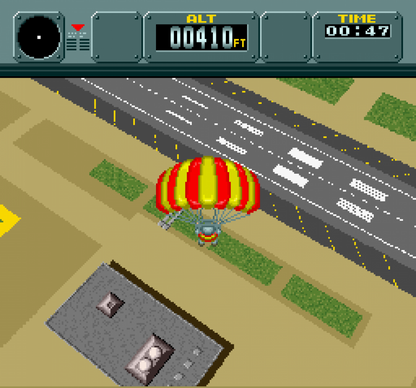 Pilotwings – Super Nintendo Entertainment System (SNES) gameplay art 