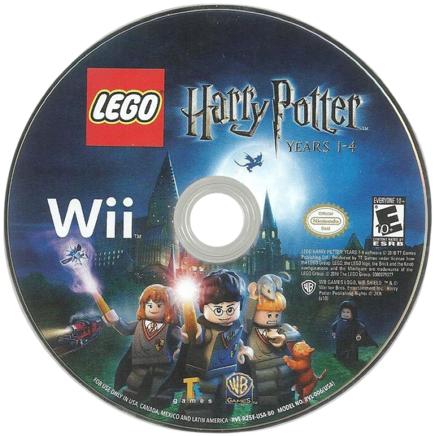 LEGO Harry Potter: Years 1–4 – Nintendo Wii (Wii) action-adventure fantasy platformer video game disc