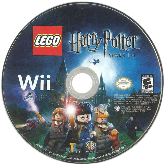 LEGO Harry Potter: Years 1–4 – Nintendo Wii (Wii) action-adventure fantasy platformer video game disc