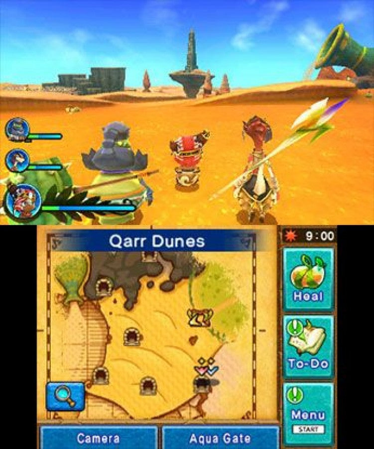 Ever Oasis gameplay for Nintendo 3DS (3DS) action role-playing video game