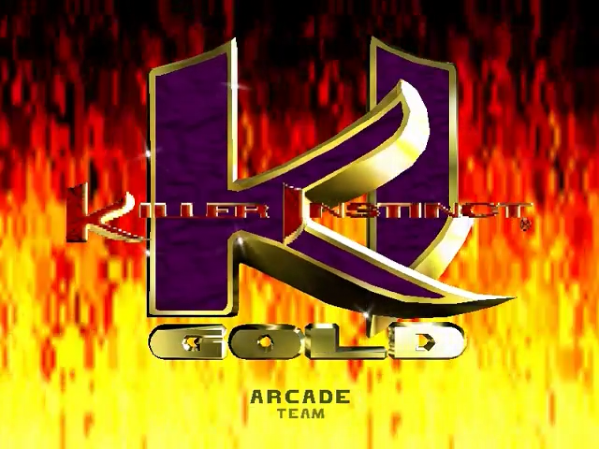 Killer Instinct Gold Title Screen for Nintendo 64 (N64) video game