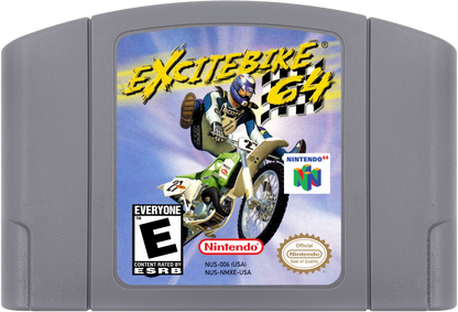 Excitebike 64 cartridge for Nintendo 64 (N64) video game
