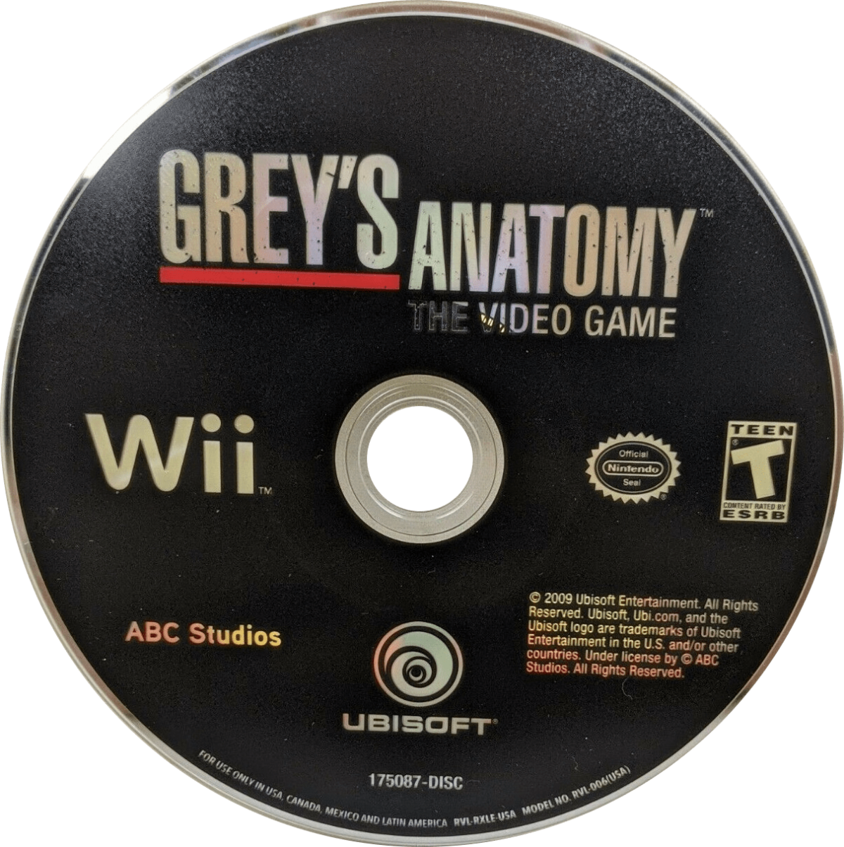 Grey’s Anatomy: The Video Game – Nintendo Wii (Wii) interactive drama adventure disc for video game