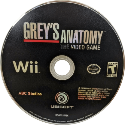 Grey’s Anatomy: The Video Game – Nintendo Wii (Wii) interactive drama adventure disc for video game