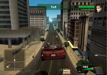 True Crime Streets of LA Xbox open-world action video game predecessor to Sleeping Dogs Los Angeles setting police detective Nick Kang branching morality system good cop bad cop choices driving shooting hand-to-hand combat licensed hip-hop soundtrack gang territories investigative missions Activision sandbox crime thriller gameplay screenshot