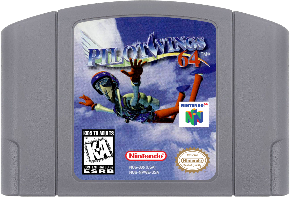 Pilotwings 64 cartridge for Nintendo 64 (N64) video game