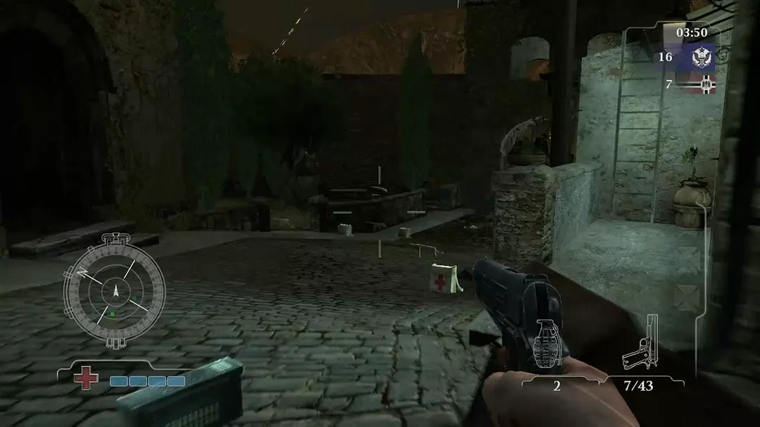 Medal of Honor Airborne Xbox 360 video game, first-person shooter, World War II military action, airborne combat missions, console title gameplay screenshot