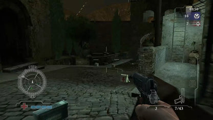Medal of Honor Airborne Xbox 360 video game, first-person shooter, World War II military action, airborne combat missions, console title gameplay screenshot