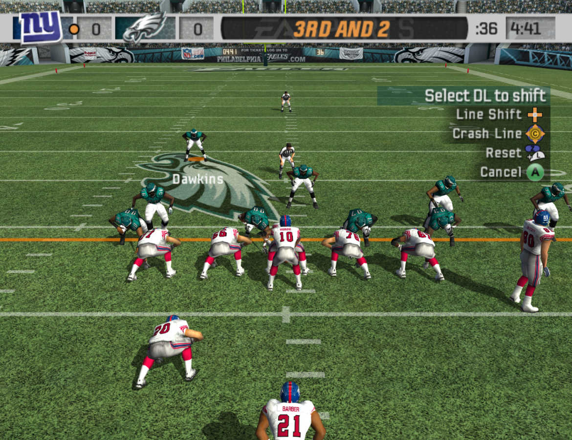 Madden NFL 07 gameplay for GameCube (GC) sports football video game