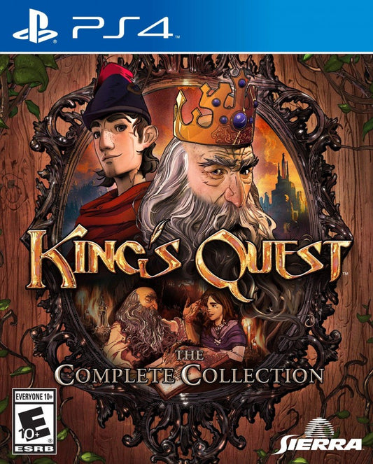 King's Quest: The Complete Collection for PlayStation 4 episodic adventure game featuring puzzle solving fantasy storytelling classic Sierra reboot complete season episodes cover art