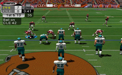NFL 2K3 Xbox football sports video game Sega Sports simulation with ESPN integration first-person football mode and deep franchise gameplay gameplay screenshot