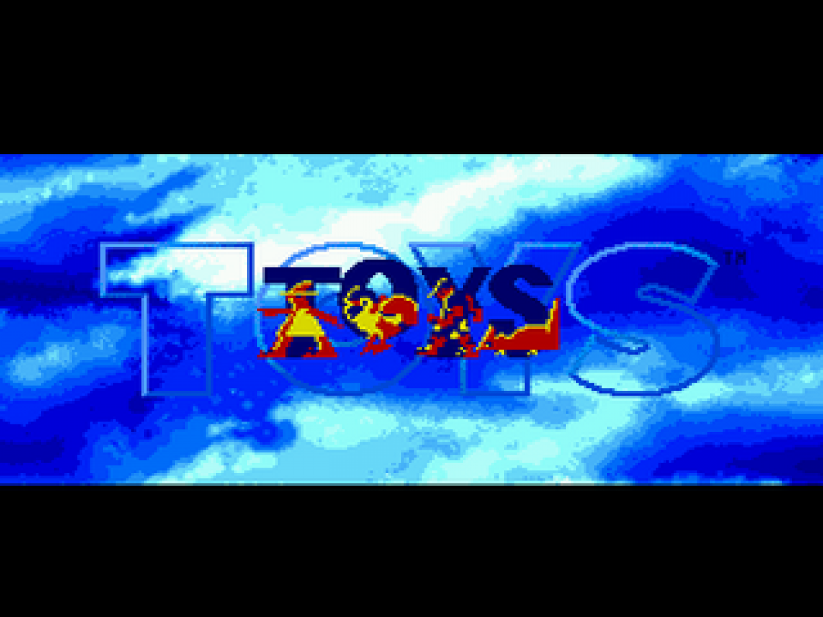 Toys title screen for Sega Genesis (GEN) video game