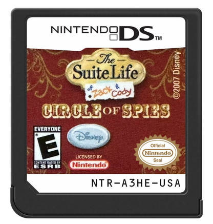The Suite Life of Zack and Cody: Circle of Spies cartridge for Nintendo DS (DS) action adventure video game