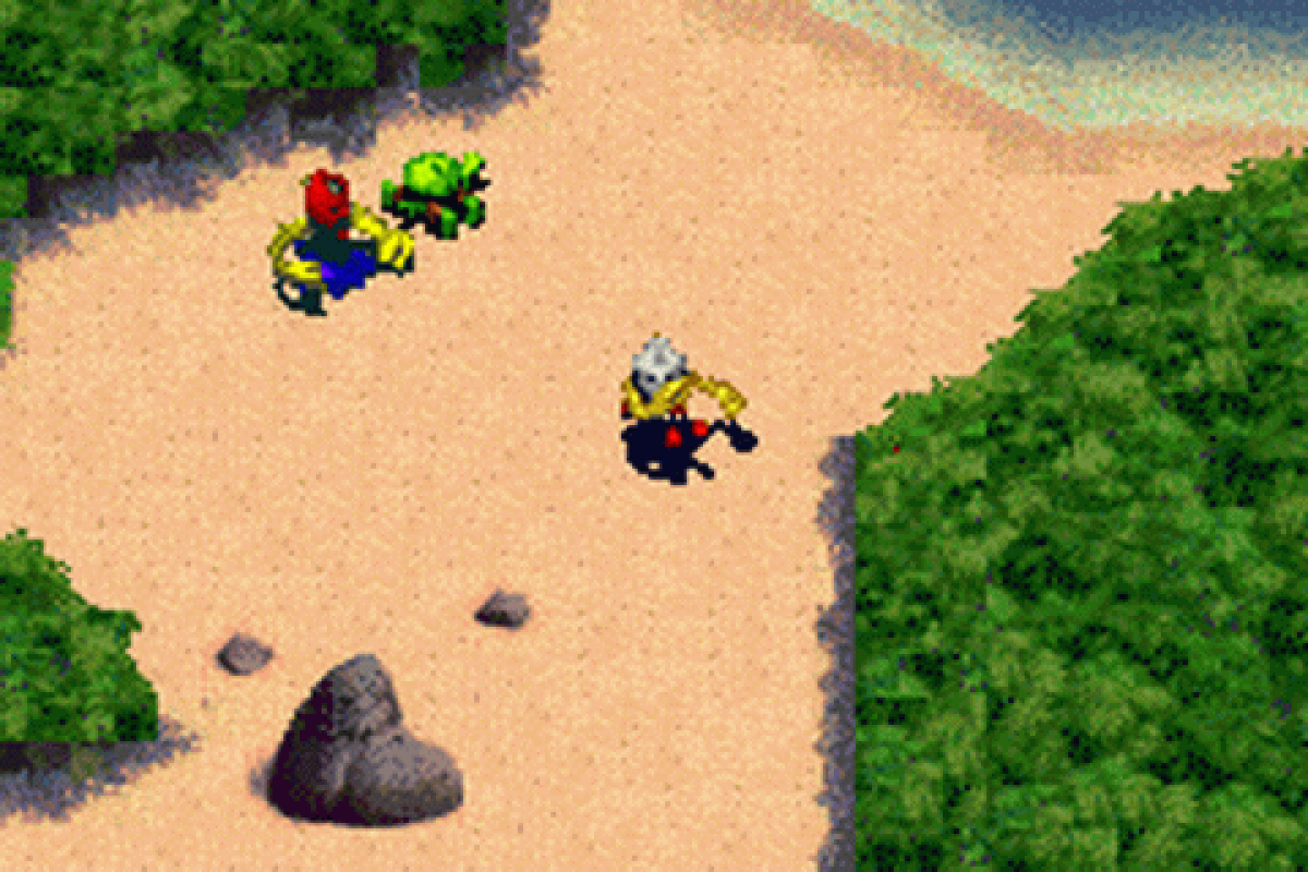 LEGO Bionicle gameplay for Game Boy Advance (GBA) video game