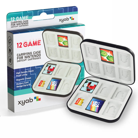 12 game cartridge case for Nintendo Switch holding game cards portable storage travel accessory 