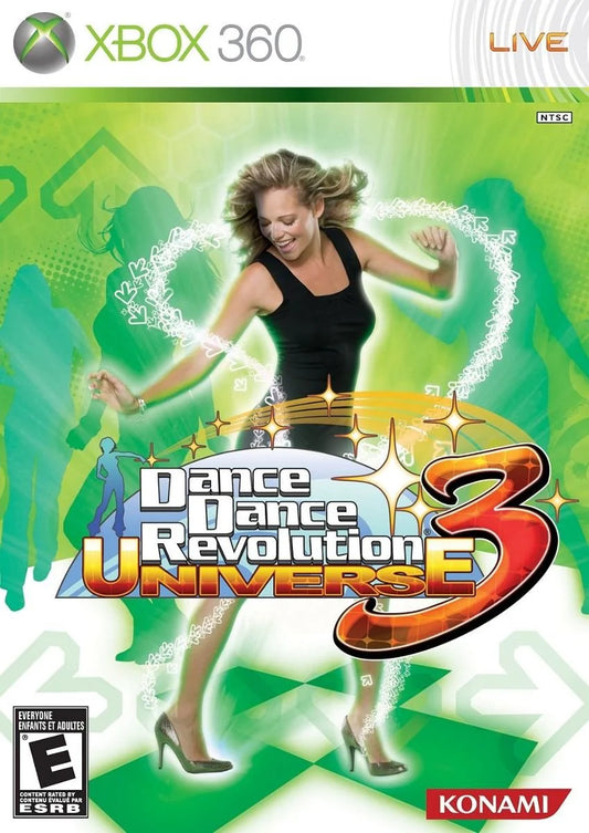 Dance Dance Revolution Universe 3 cover art for Xbox 360 (X360) video game