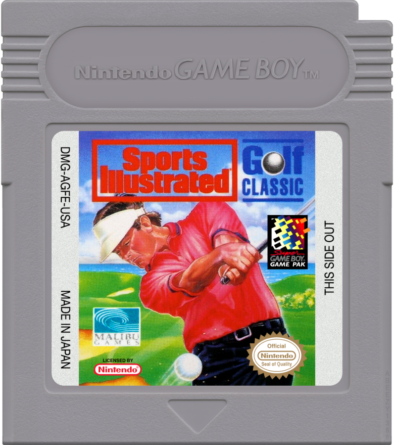 Sports Illustrated Golf Game Boy sports golf video game cartridge