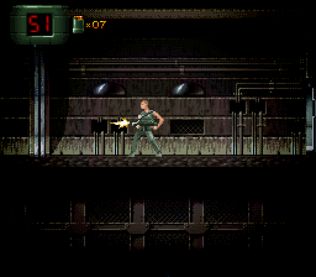 Alien 3 Super Nintendo Entertainment System SNES video game featuring sci fi action platforming gameplay Ellen Ripley character Xenomorph alien battles rescue missions prisoner survival pulse rifle combat flamethrower weapons hostile space colony environments timed challenges and classic 16 bit Nintendo action horror gameplay retro video game collection collectible gaming appeal gameplay