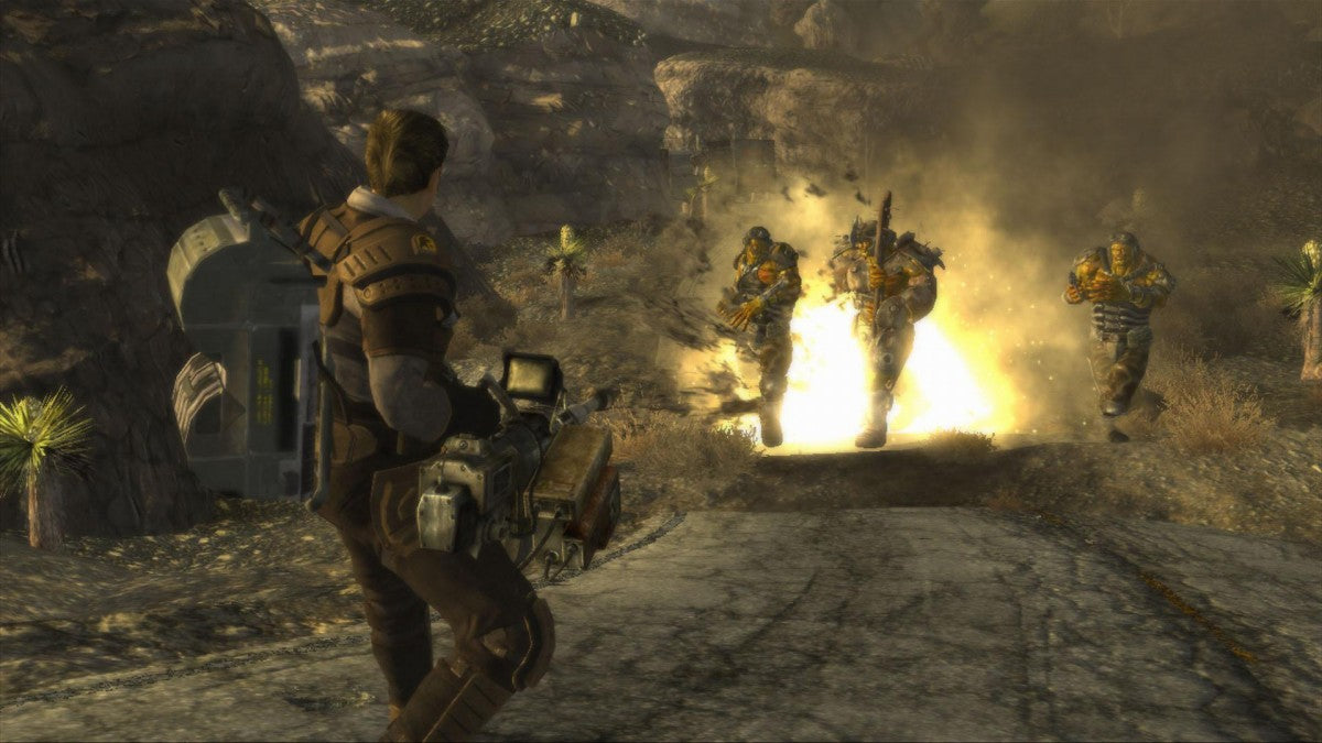 Fallout New Vegas Ultimate Edition Xbox 360/Xbox One post-apocalyptic RPG with faction choices open-world exploration and all included DLC content gameplay