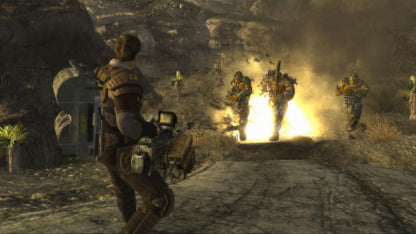 Fallout New Vegas Ultimate Edition Xbox 360/Xbox One post-apocalyptic RPG with faction choices open-world exploration and all included DLC content gameplay