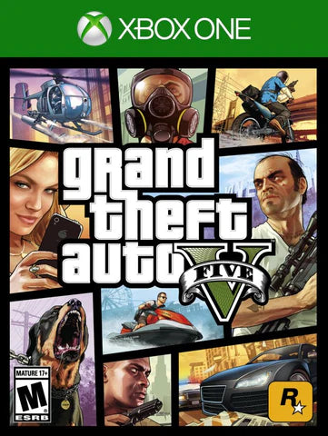 Grand Theft Auto V cover art for Xbox One (XONE) video game