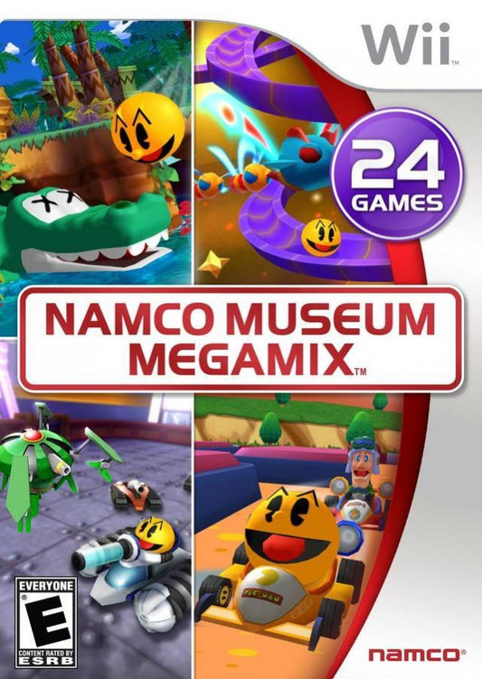 Namco Museum Megamix cover art for Nintendo Wii (Wii) video game