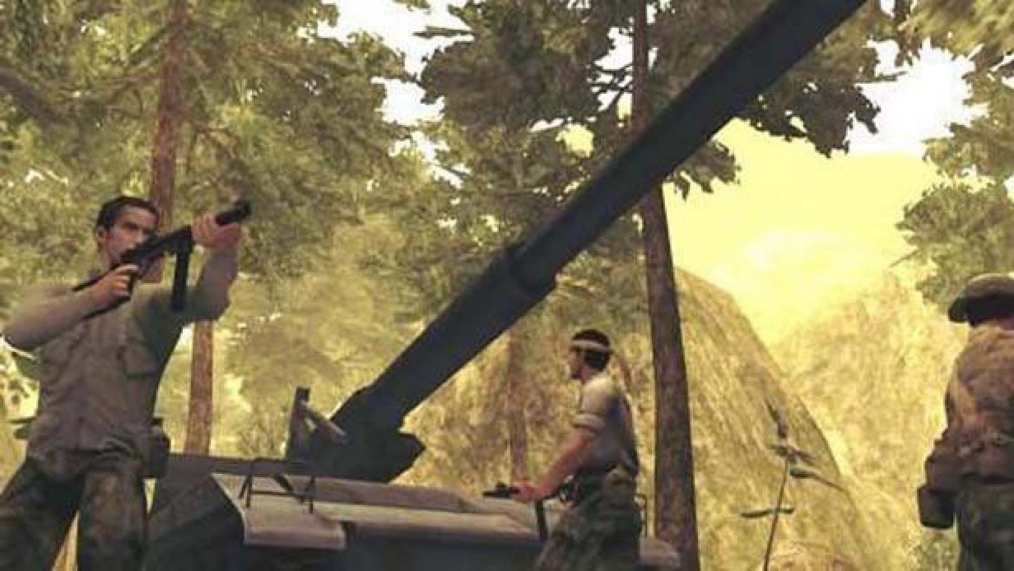 Shellshock: Nam '67 – PlayStation 2 (PS2) video game gameplay, third-person military shooter.