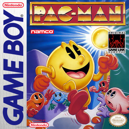 Pac-Man cover art for Game Boy (GB) video game
