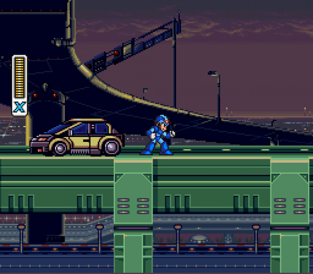 Mega Man X gameplay image for Super Nintendo Entertainment System (SNES) retro video game