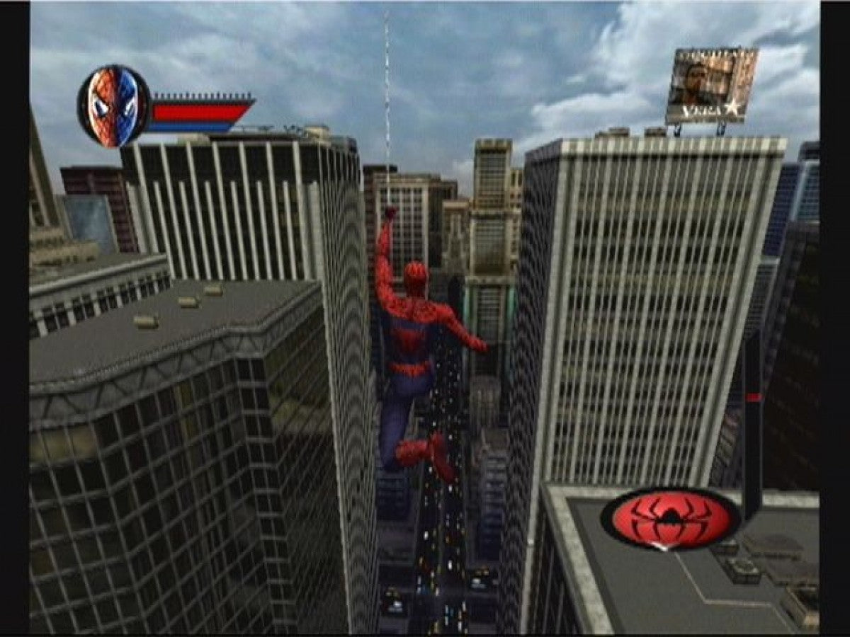 Spider-Man gameplay for Nintendo GameCube (GC) superhero action adventure video game