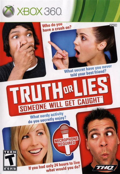 Truth or Lies cover art for Xbox 360 (X360) party trivia video game