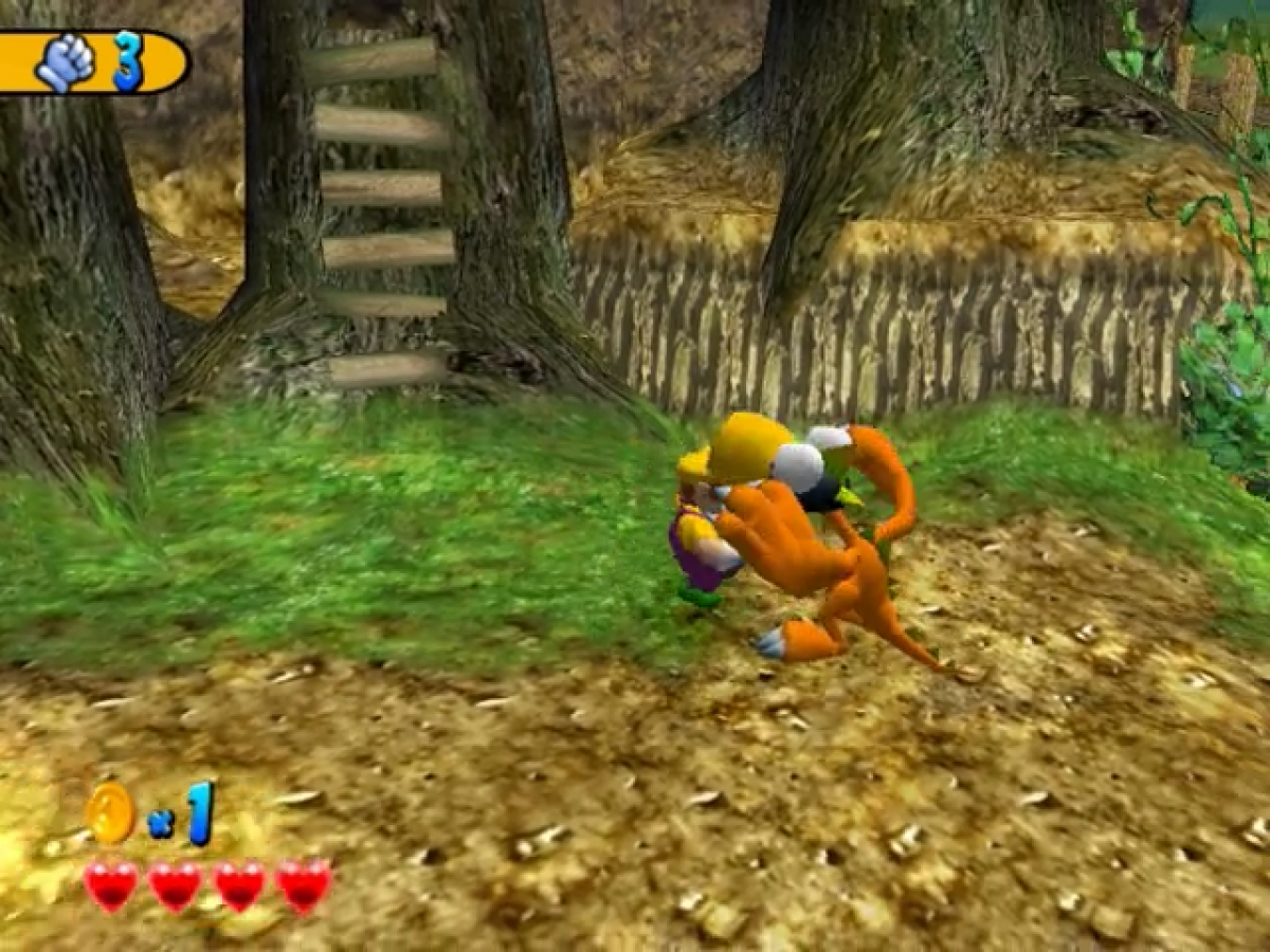 Wario World– GameCube (GC) Gameplay Art for this GameCube Video Game  