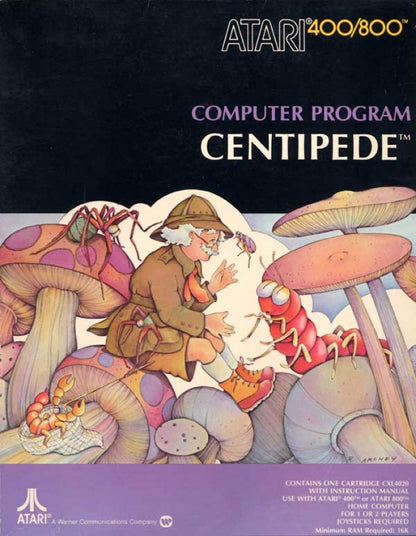 Centipede cover art for Atari 400 (A400) video game