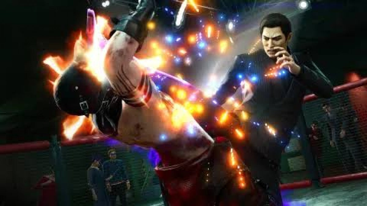 Yakuza Kiwami 3 and Dark Ties PlayStation 5 PS5 for action adventure role playing video game fans featuring open world Japanese environments intense street combat cinematic storytelling Kazuma Kiryu and Yoshitaka Mine character driven missions dramatic crime narratives mini games side activities and enhanced gameplay content collectible gaming appeal gameplay