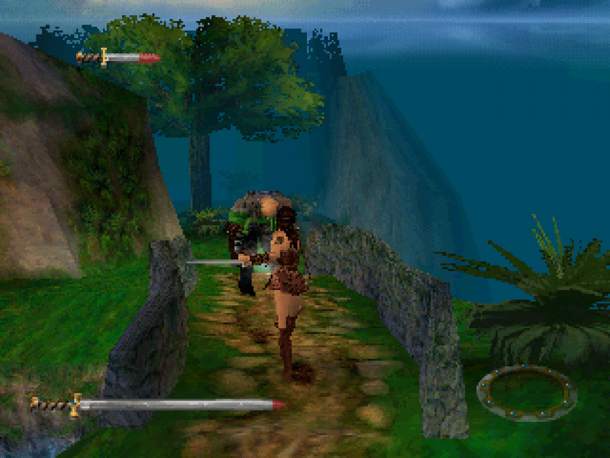 Xena: Warrior Princess gameplay for PlayStation 1 (PS1) action-adventure video game
