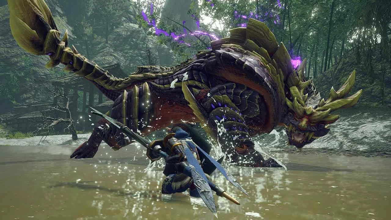 Monster Hunter Rise Sunbreak Collector's Edition gameplay image for Nintendo Switch (NS) video game