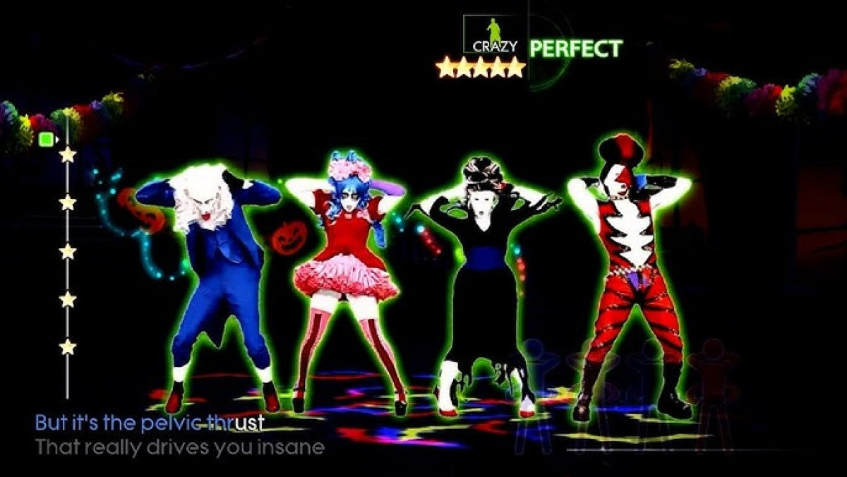 Just Dance 4 rhythm dance party video game featuring energetic choreography popular music tracks multiplayer modes and fun motion controlled gameplay for players of all ages gameplay