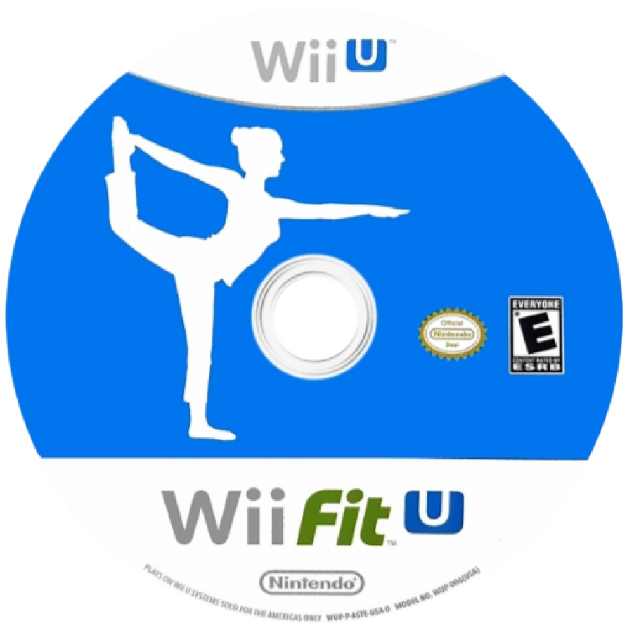 Wii Fit U retro Nintendo Wii U video game Wii Fit fitness exercise balance training motion controls healthy lifestyle mini games family friendly console title Nintendo Wii U release disc