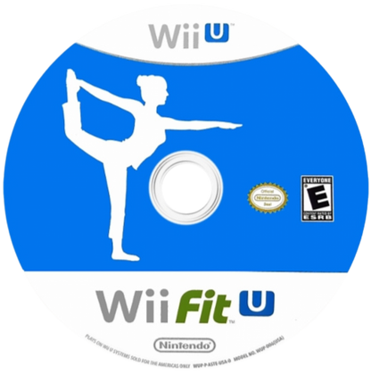 Wii Fit U retro Nintendo Wii U video game Wii Fit fitness exercise balance training motion controls healthy lifestyle mini games family friendly console title Nintendo Wii U release disc
