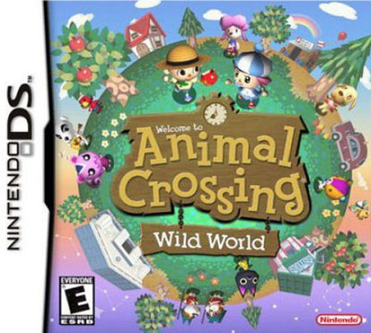 Animal Crossing: Wild World cover art for Nintendo DS (DS) life simulation video game