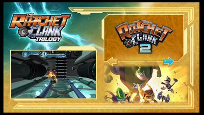 atchet & Clank Collection PlayStation 3 PS3 video game featuring action adventure platforming gameplay Ratchet and Clank characters colorful planets exploration weapon upgrades puzzle solving combat challenges and classic PlayStation gameplay retro video game collection collectible gaming appeal gameplay