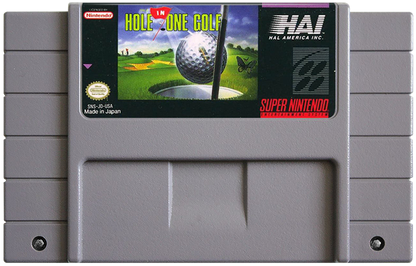 Hal's Hole in One Golf cartridge for Super Nintendo Entertainment System (SNES) video game