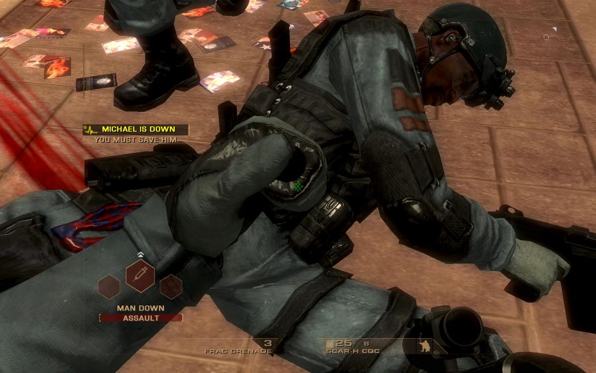 Tom Clancy’s Rainbow Six: Vegas PS3 tactical shooter video game gameplay