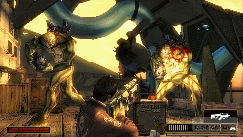 Resistance: Retribution PSP third-person shooter video game gameplay